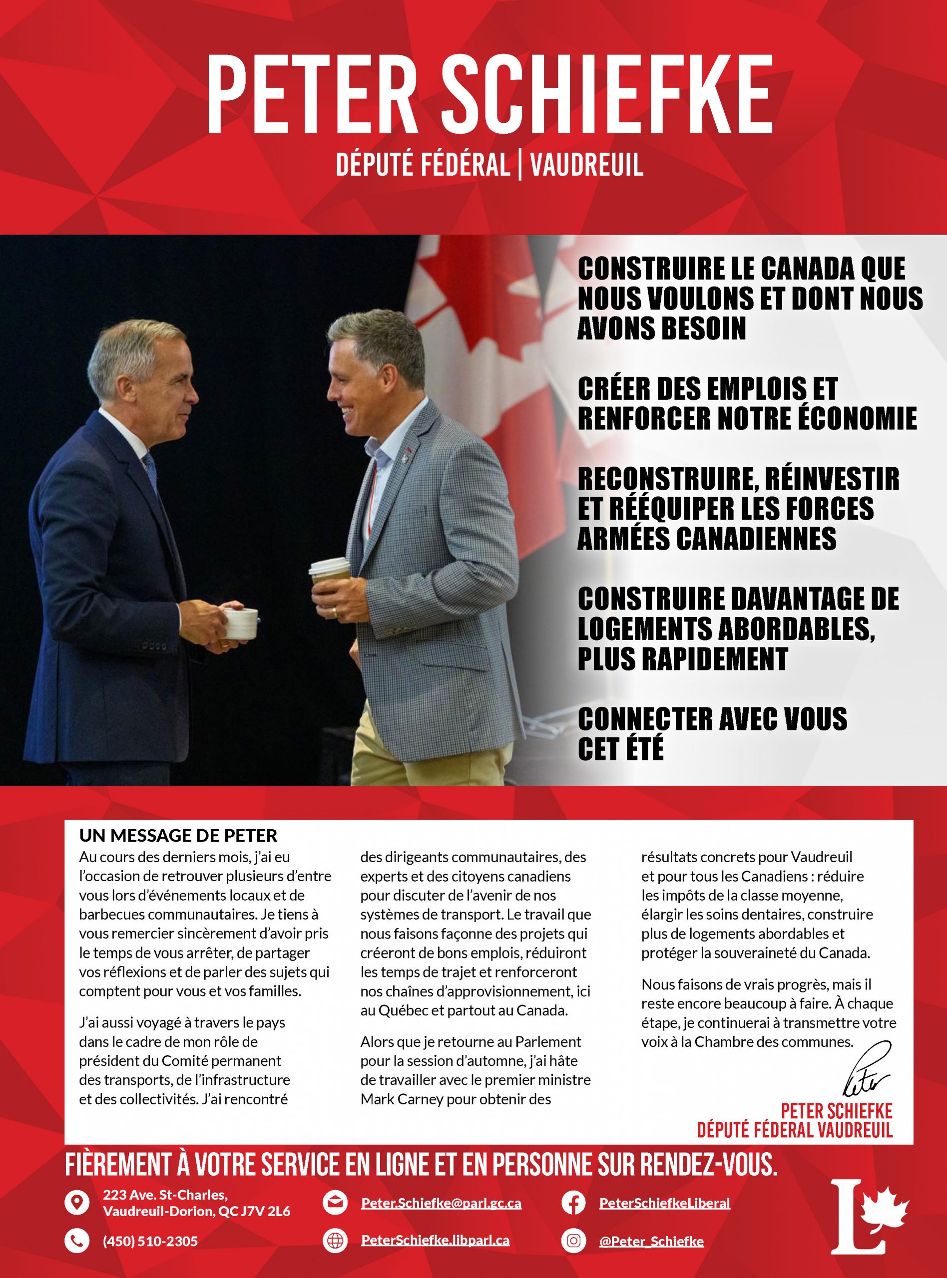 Voici la nouvelle édition de mon bulletin d'information